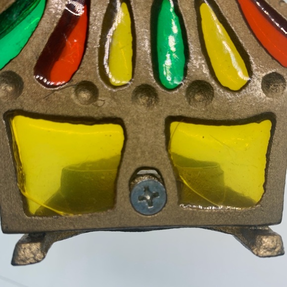 Vintage Brass Christmas Tree Votive Holder - Picture 6 of 8